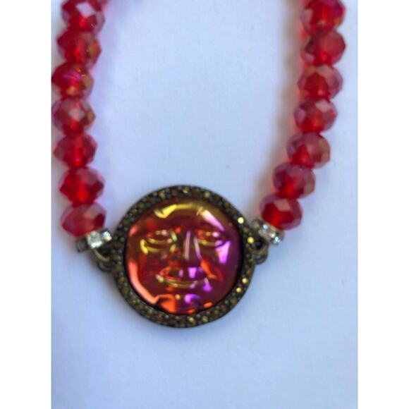 Kirks Folly Red Sun Face Bracelet - Picture 3 of 10